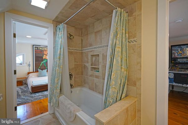 Bathroom, Bedroom, Interior, Recessed Lighting, Wood Texture Flooring