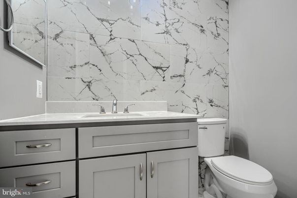 Bathroom, Interior, Marble Walls