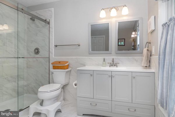 Bathroom, Glass Shower, Interior, Marble, Marble Walls