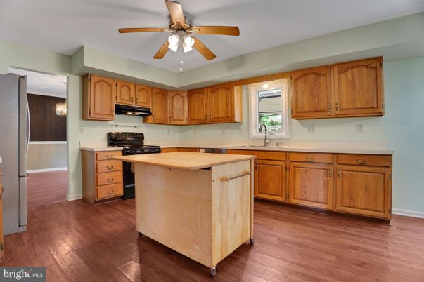 Interior, Kitchen, Wood Texture Flooring