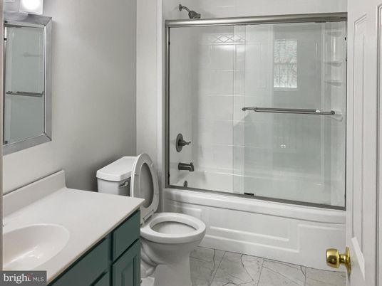 Bathroom, Glass Shower, Interior, Marble