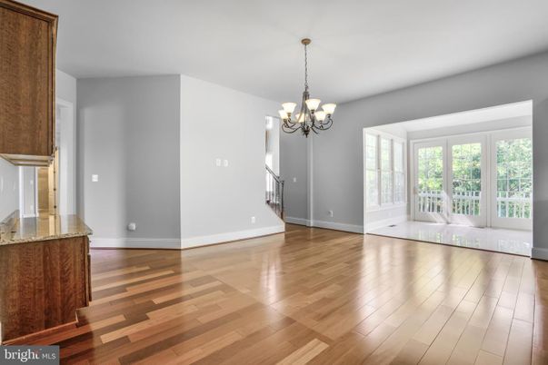 Chandelier, Empty room, Interior, Wood Texture Flooring