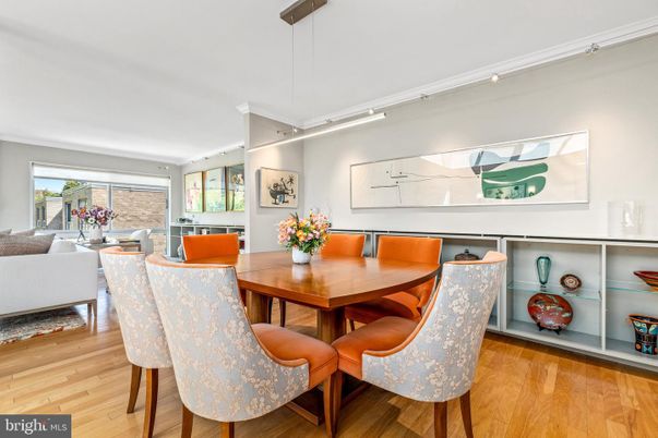 Dining room, Interior, Living room, Pendant Lights, Wood Texture Flooring