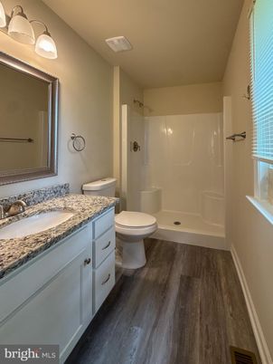 Bathroom, Interior, Wood Texture Flooring