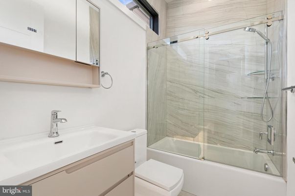 Bathroom, Glass Shower, Interior, Marble Walls