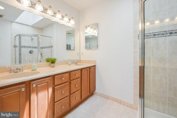 Bathroom, Dual Sink Vanities, Glass Shower, Interior