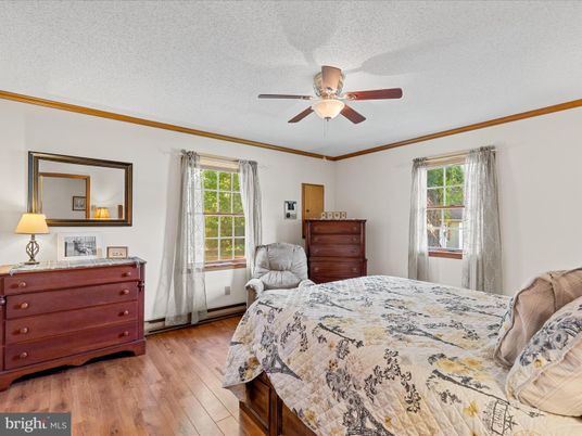 Bedroom, Interior, Wood Texture Flooring