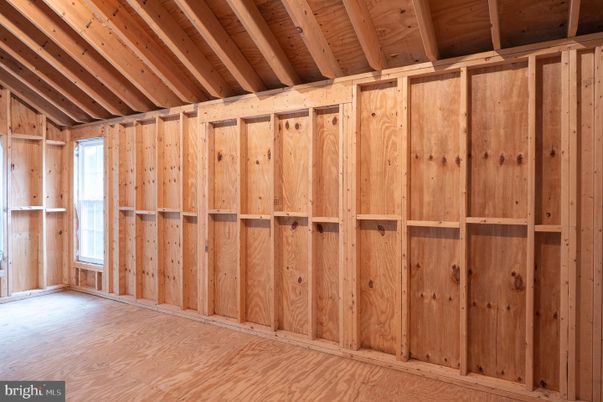 Empty room, Interior, Wooden Beams, Wooden Ceilings, Wood Texture Flooring, Wooden Walls