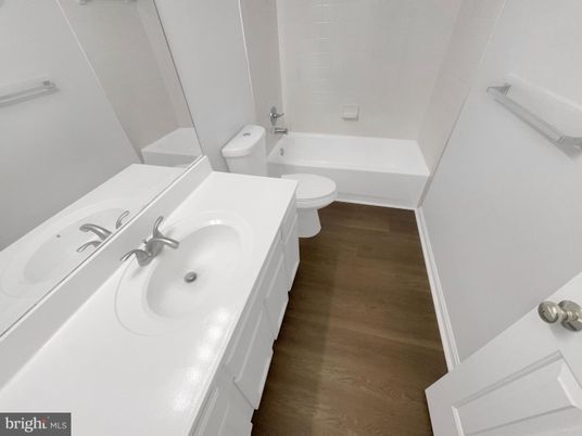Bathroom, Dual Sink Vanities, Interior, Wood Texture Flooring