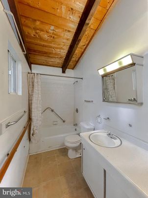 Bathroom, Interior, Wooden Beams, Wooden Ceilings