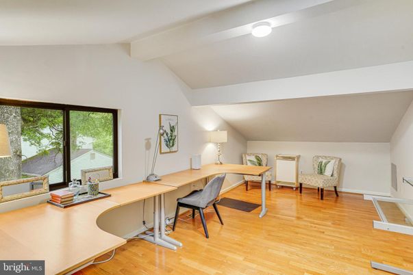 Home Office, Interior, Wood Texture Flooring