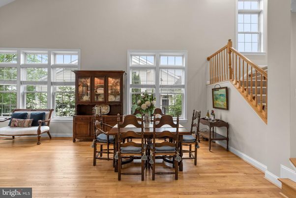 Dining room, Interior, Wood Texture Flooring