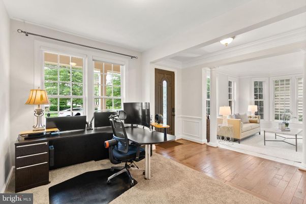 Home Office, Interior, Wood Texture Flooring