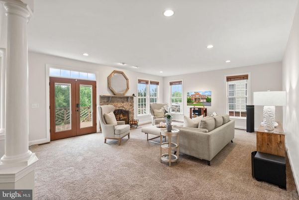 Fireplace, Interior, Living room, Recessed Lighting
