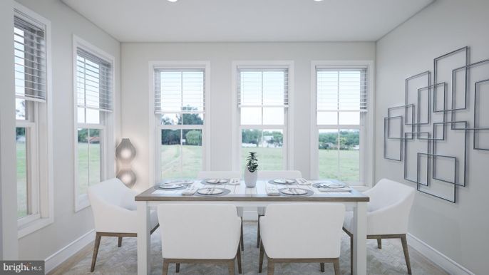 Dining room, Interior, Recessed Lighting