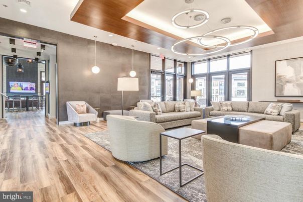 Interior, Living room, Pendant Lights, Recessed Lighting, Wood Texture Flooring