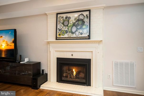 Fireplace, Interior, Wood Texture Flooring