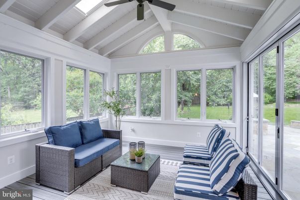 Interior, Sun Room, Wood Texture Flooring