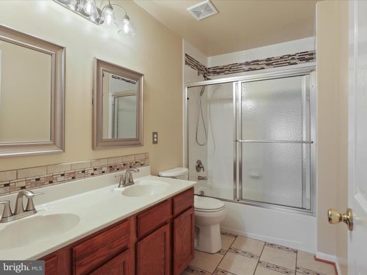 Bathroom, Dual Sink Vanities, Glass Shower, Interior