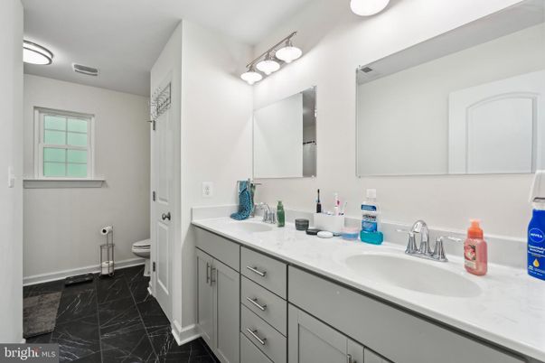 Bathroom, Dual Sink Vanities, Interior, Marble