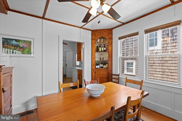 Dining room, Interior, Wood Texture Flooring
