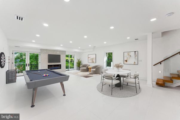 Billiard Table, Dining room, Fireplace, Game Room, Interior, Recessed Lighting