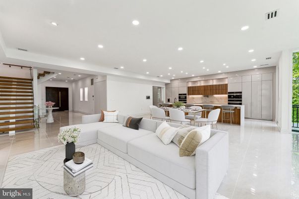 Dining room, Interior, Kitchen, Living room, Recessed Lighting, Stainless Steel Appliances