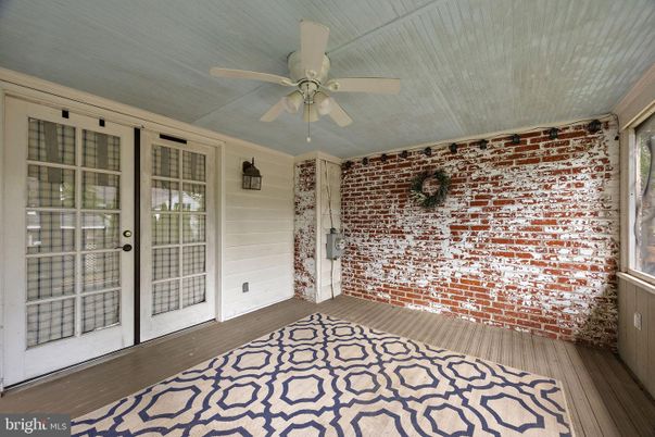 Interior, Stone Walls, Wood Texture Flooring