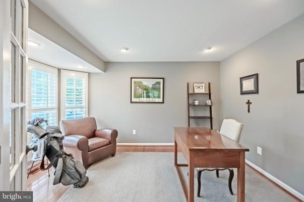 Home Office, Interior, Recessed Lighting