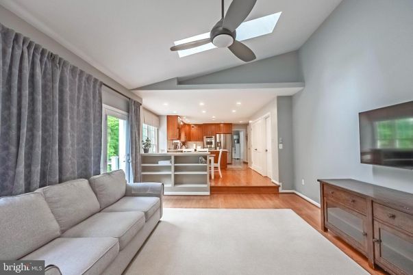 Interior, Kitchen, Living room, Recessed Lighting, Wood Texture Flooring