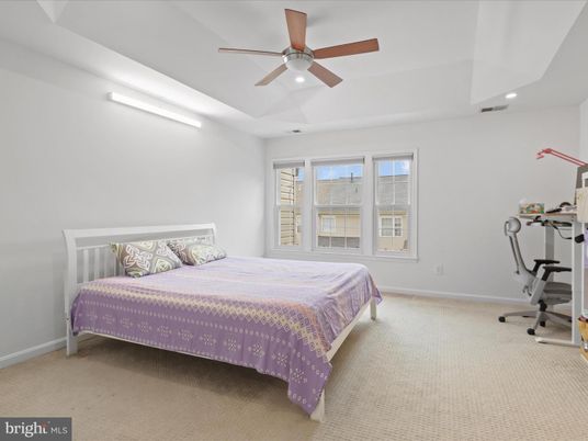 Bedroom, Home Office, Interior, Recessed Lighting