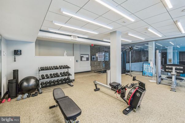 Fitness Equipment, Interior, Recessed Lighting