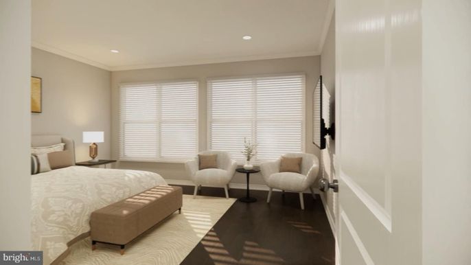 Bedroom, Interior, Recessed Lighting