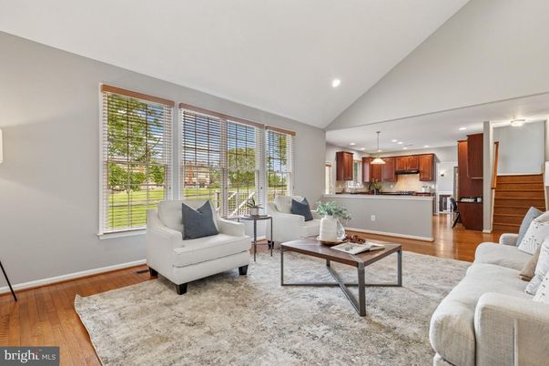 Interior, Kitchen, Living room, Pendant Lights, Recessed Lighting, Stainless Steel Appliances, Wood Texture Flooring