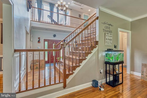 Chandelier, Interior, Recessed Lighting, Wood Texture Flooring