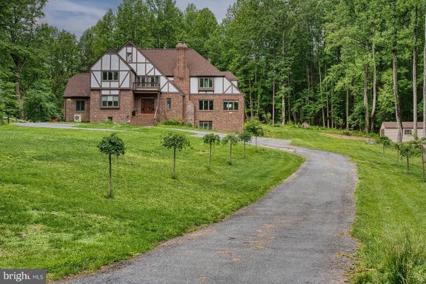 Backyard, Exterior, Facade, Brick Facade, Tudor Revival