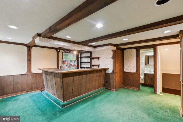 Interior, Recessed Lighting, Wooden Beams
