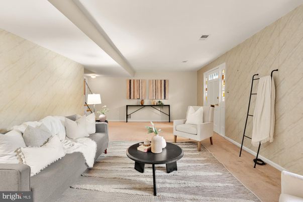 Interior, Living room, Marble Walls, Wood Texture Flooring