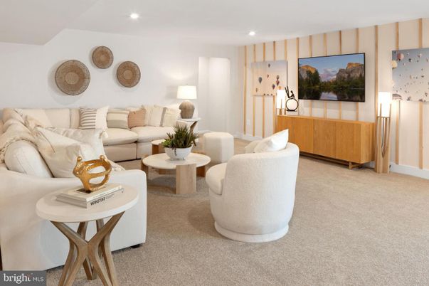 Interior, Living room, Recessed Lighting