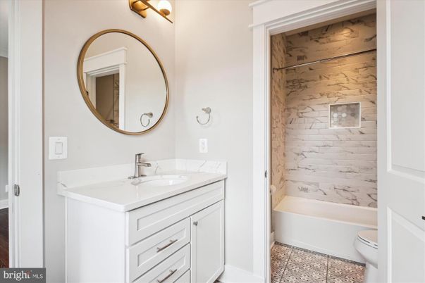 Bathroom, Interior, Marble Walls
