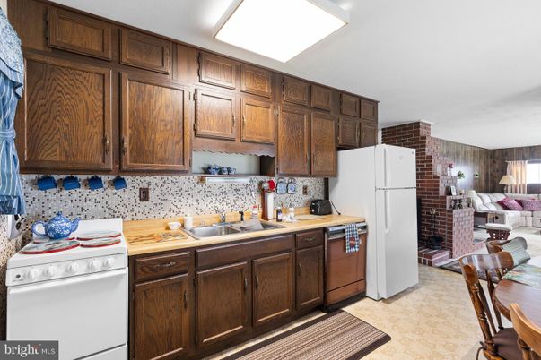 Interior, Kitchen, Stone Walls