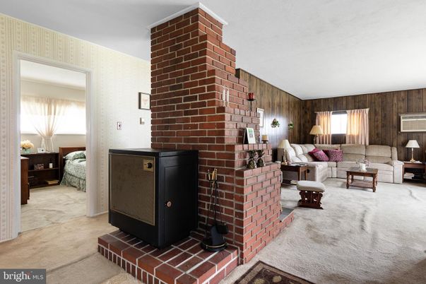 Fireplace, Interior, Living room, Wooden Walls