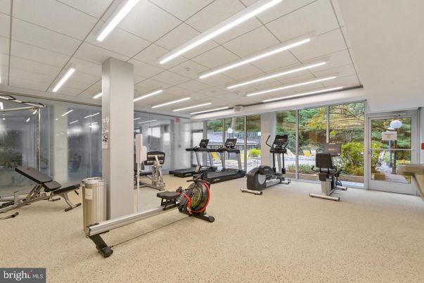 Fitness Equipment, Gym, Interior, Recessed Lighting