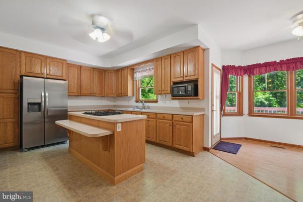 Interior, Kitchen, Wood Texture Flooring