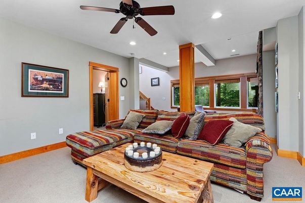 Interior, Living room, Recessed Lighting