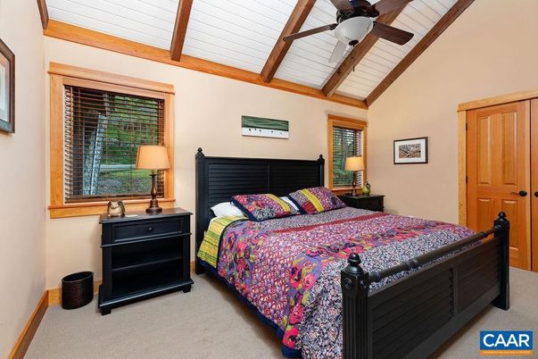 Bedroom, Interior, Wooden Beams