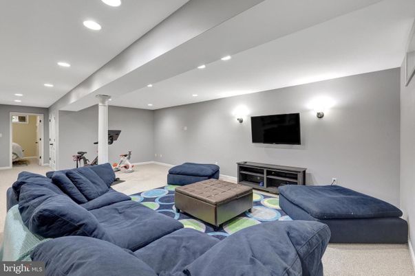 Interior, Living room, Recessed Lighting