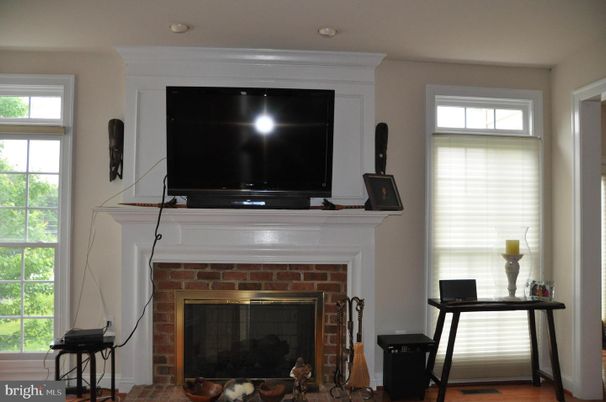 Fireplace, Interior, Wood Texture Flooring
