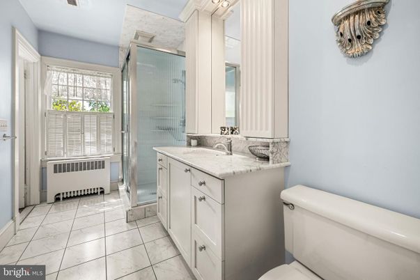 Bathroom, Glass Shower, Interior, Marble