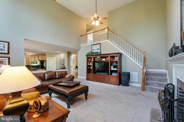 Fireplace, Interior, Kitchen, Living room, Recessed Lighting